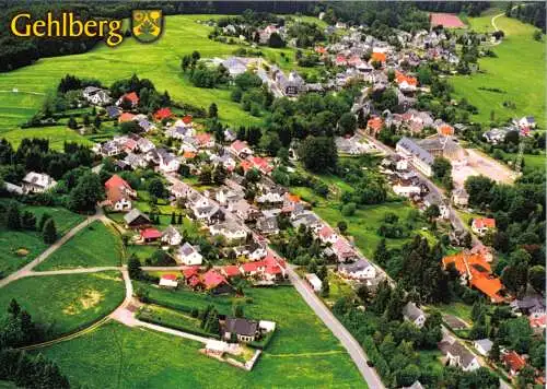 Ansichtskarte, Gehlberg Thür. Wald, Luftbildansicht, um 2000