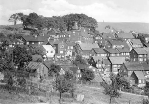 Ansichtskarte, Schnett Kr. Hildburghausen, Teilansicht, 1968