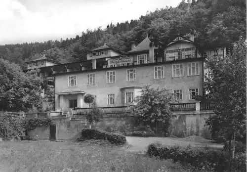 AK, Sitzendorf Thür., Café und Speiserestaurant "Zur Bergterrassse", 1967