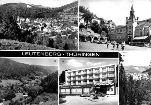 AK, Leutenberg Thür., fünf Abb., 1982