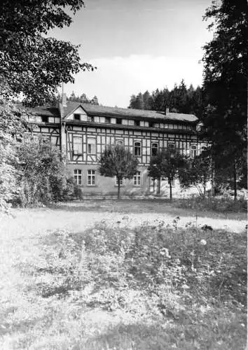 Ansichtskarte, Stadtroda Thür., Genesungsheim "Neumühle" im Zeitzgrund, 1964