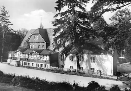 Ansichtskarte, Linda Kr. Brand-Erbisdorf, Ferienheim und Gaststätte "Schrödermühle", V.1