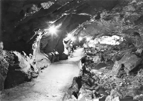 AK, Uftrungen Südharz, Kr. Sangerhausen, Heimkehle, Im Riesentunnel, 1980