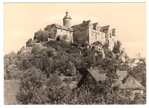 AK, Ranis Kr. Pössneck, Blick zur Burg, 1963