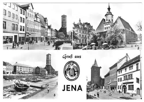 AK, Jena, vier Abb., 1983