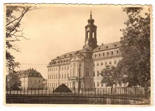 AK, Wermsdorf Bez. Leipzig, Schloß Hubertusburg, Echtfoto, 1956