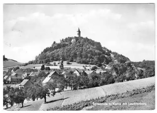 AK, Seitenroda bei Kahla, Teilansicht mit Blick zur Leuchtenburg, 1978