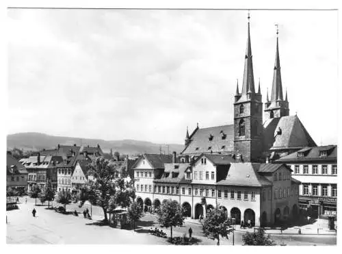 AK, Saalfeld Saale, Markt, 1968