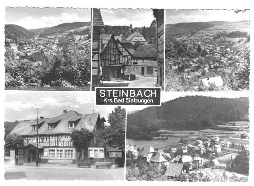 AK, Steinbach Kr. Bad Salzungen, fünf Abb., 1969