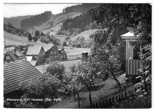 AK, Heubach Thür. Wald, Partie im Bibergrund, 1975