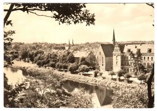 AK, Grimma Sa., Blick vom Stadtwald, 1972