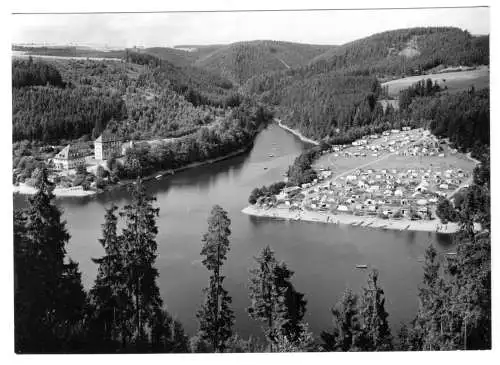 AK, Linkenmühle, Am Stausee der Hohenwartetalsperre, 1981