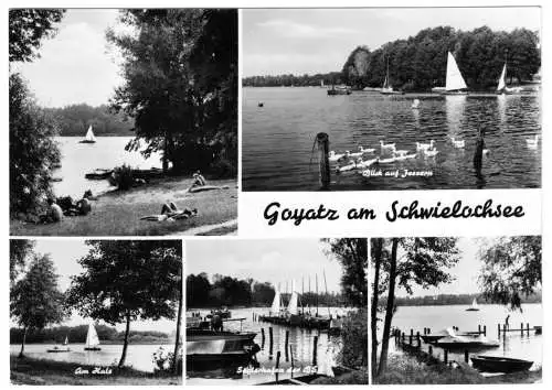 AK, Goyatz am Schwielochsee, fünf Abb., 1971