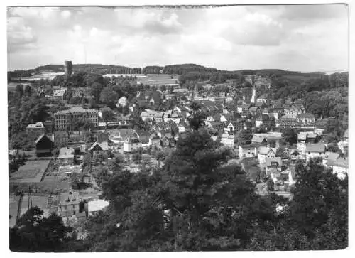 AK, Moorbad Lobenstein, Gesamtansicht vom Geyersberg, 1971