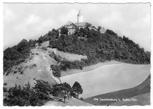 AK, Kahla Thür., Blick zur Leuchtenburg, 1968