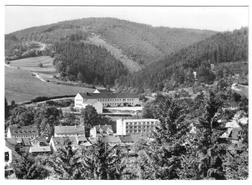 AK, Leutenberg Kr. Saalfeld, Blick zur Ernst-Thälmann-Oberschule, 1978