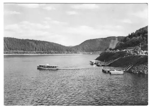 AK, Hohenwarte Kr. Saalfeld, Stausee der Hohenwarte-Talsperre, 1962