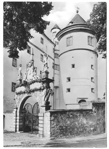 AK, Torgau, Schloß Hartenfels, Jagdtor, 1974