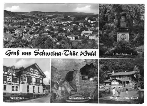 AK, Schweina Thür. Wald, fünf Abb., 1984