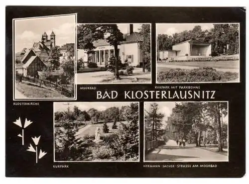 AK, Bad Klosterlausnitz, fünf Abb., gestaltet, 1963