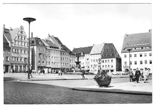 AK, Freiberg Sa., Obermarkt, 1977