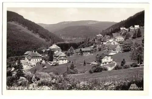 AK, Spindlermühle, Špindlerův Mlýn, Teilansicht, Villen, 1940