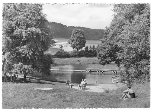 AK, Altenbrak Harz, Bergschwimmbad, belebt, 1961