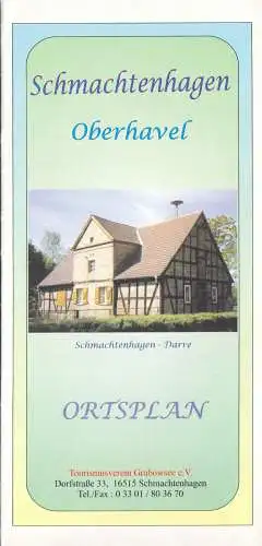 Stadtplan, Schmachtenhagen Oberhavel, um 2002