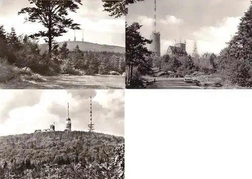 Lot von 10 AK, Inselsberg Thür. Wald, 1963 - 1988