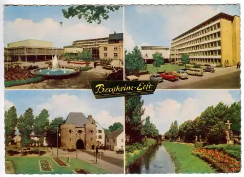 AK, Bergheim Erft, vier Abb., um 1962