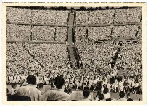 AK, Berlin Westend, Waldbühne, belebt, 1958