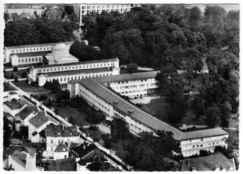 AK, Bad Oeynhausen, Luftbild-Teilansicht, um 1980