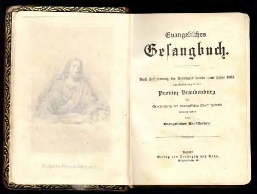 Evangeliches Gesangbuch, Provinz Brandenburg, um 1900