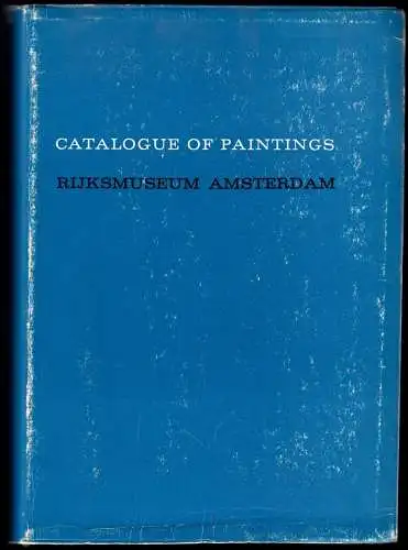 Catalogue of Paintings - Rijksmuseum Amsterdem, 1960