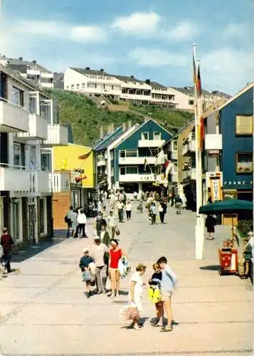 AK, Helgoland, Geschäftsstraße im Unterland, um 1970