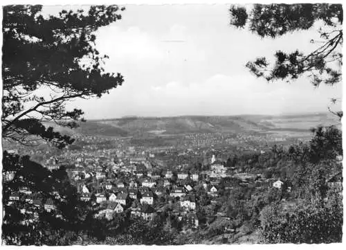 AK, Jena, Teilansicht, 1957