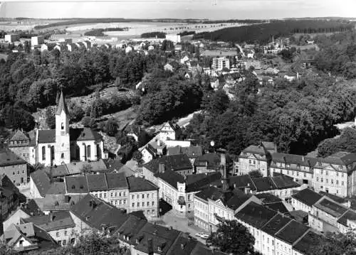 AK, Moorbad Lobenstein, Teilansicht vom Alten Turm, 1972