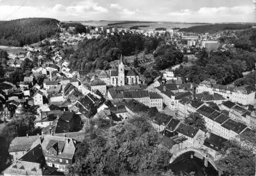 AK, Lobenstein, Blick vom Alten Turm, 1984