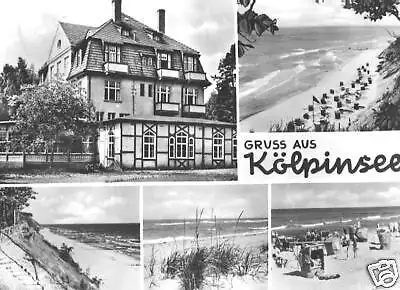 AK, Kölpinsee Usedom, fünf Abb., 1968