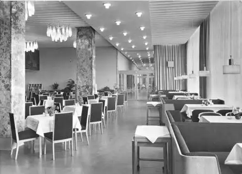 AK, Magdeburg, Hotel International, Restaurant Moskwa, 1966