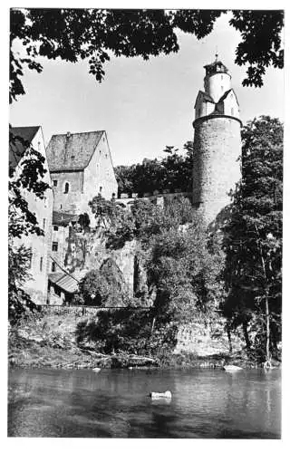 AK, Hartenstein Erzgeb., Schloß Stein, Teilansicht 2, 1966