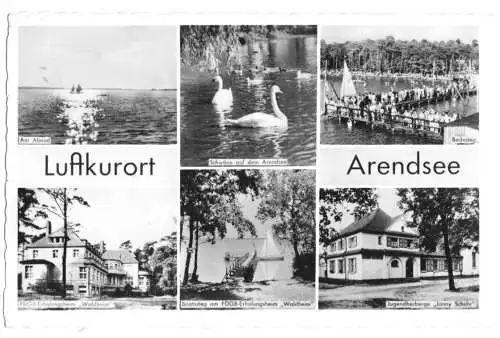 AK, Arendsee Altmark, sechs Abb., 1960