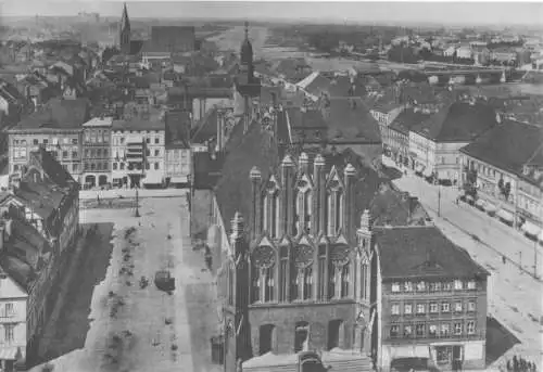 AK, Frankfurt Oder, Rathaus und Stadtzentrum 1907, 1998