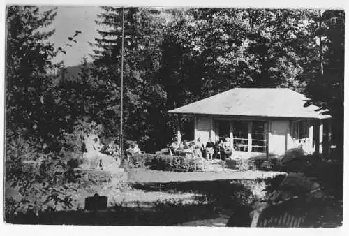 AK, Kurort Bärenfels Erzgeb., Lesehalle, 1959