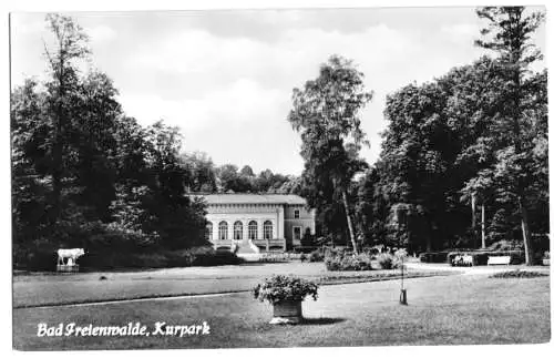 AK, Bad Freienwalde, Kurpark, 1960