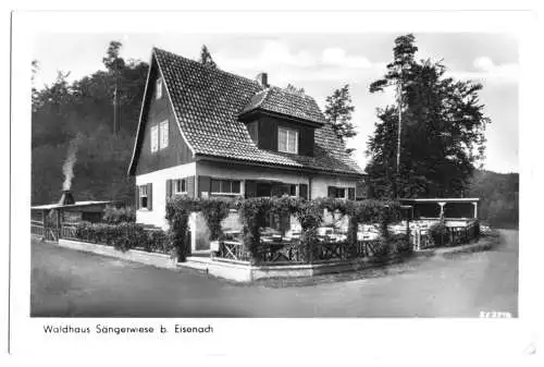 AK, Eisenach, Waldhaus Sängerwiese, 1956