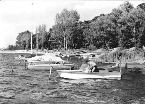 AK, Brandenburg Havel, Partie an der Malge, Sportboote, 1978