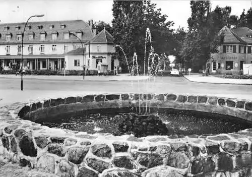 AK, Bad Saarow-Pieskow, Am Johannes-R.-Becher-Platz, 1966