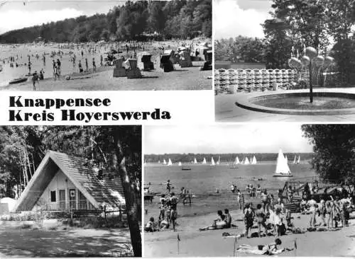 AK, Knappensee Kr. Hoyerswerda, vier Abb., 1982