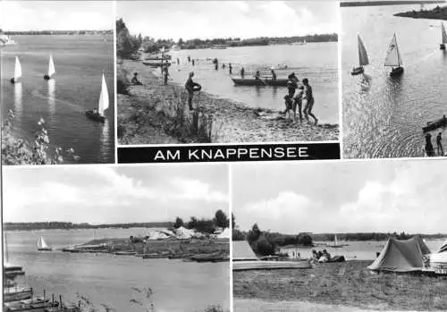 AK, Knappensee Kr. Hoyerswerda, fünf Abb., 1976